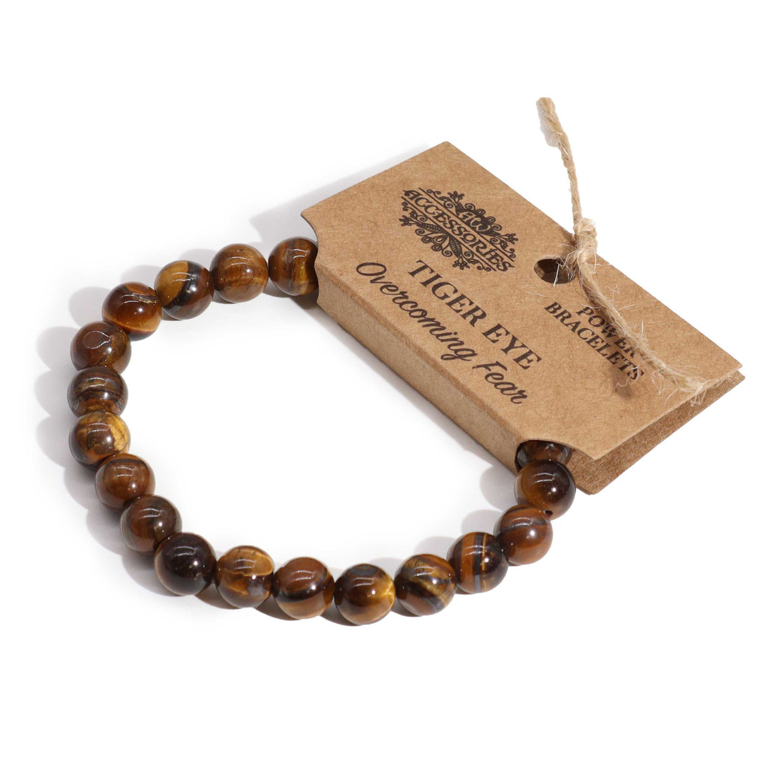 Brazalete de energía con ojo de tigre – Equilibrio y fuerza - Imagen 2